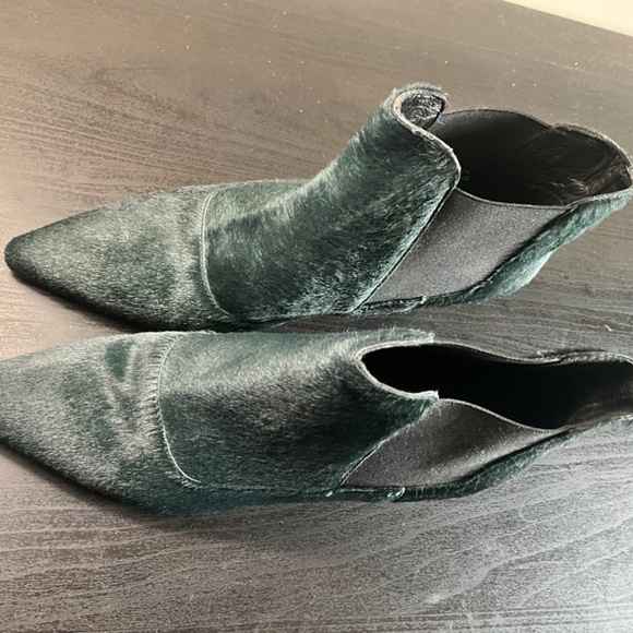 NWT Jcrew calf hair ankle boots 7 - Picture 4 of 7